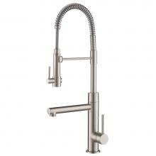 Kraus KPF-1603SFS-KSD-32SFS - Artec Pro Spot Free Stainless Steel Finish 2-Function Commercial Style Pre-Rinse Kitchen Faucet wi