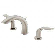 Kraus FUS-14003BN - Kohra Spot-Free all-Brite Brushed Nickel Two Handle 8 Inch Widespread Bathroom Faucet with Snap Lo