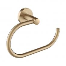 Kraus KEA-18825BG - Elie Bathroom Towel Ring, Brushed Gold Finish