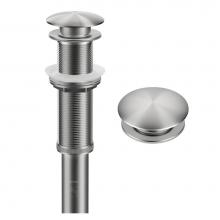 Kraus PU-L10SFS - KRAUS Bathroom Sink Pop-Up Drain with Extended Thread without Overflow in Spot-Free