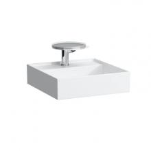 Kartell By Laufen H8153310201121 - Kartell by Laufen Small washbasin, with special hidden outlet (460x460mm)