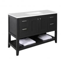 Lacava STL-F-48-54 - Free standing under-counter vanity with two doors(knobs included) on center, two drawers(knobs inc