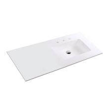 Lacava K48RS-00-M - Vanity top solid surface Bathroom Sink with overflow