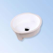 Lacava 5057SX-001 - Under-counter porcelain sink with an overflow. Unglazed exterior. DIAM: 11-7/8'', H: 5&a