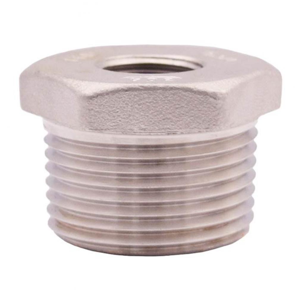 2'' X 3/8'' SS316 HEX BUSHING