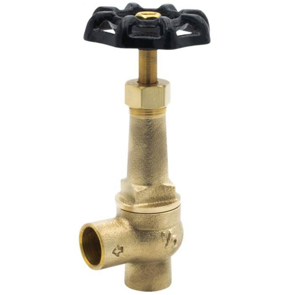 1/2'' S-505 Brass Long Bonnet Stop Valve