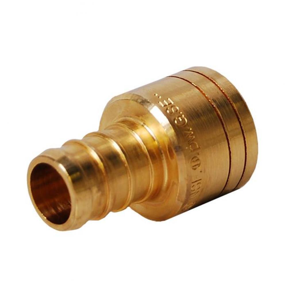 2'' PEX x Sweat Adapter No Lead/ DZR Forged Brass Fitting