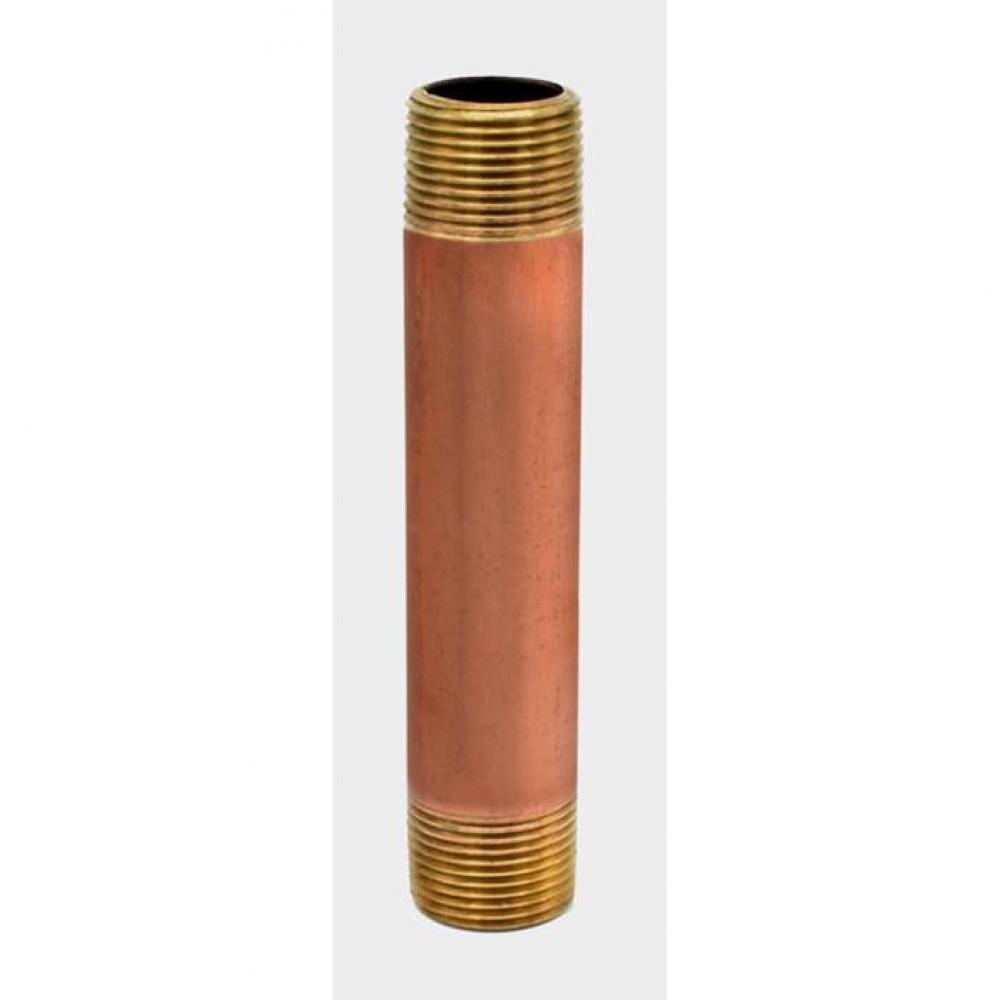 1/2'' x 11'' No Lead Brass Nipple