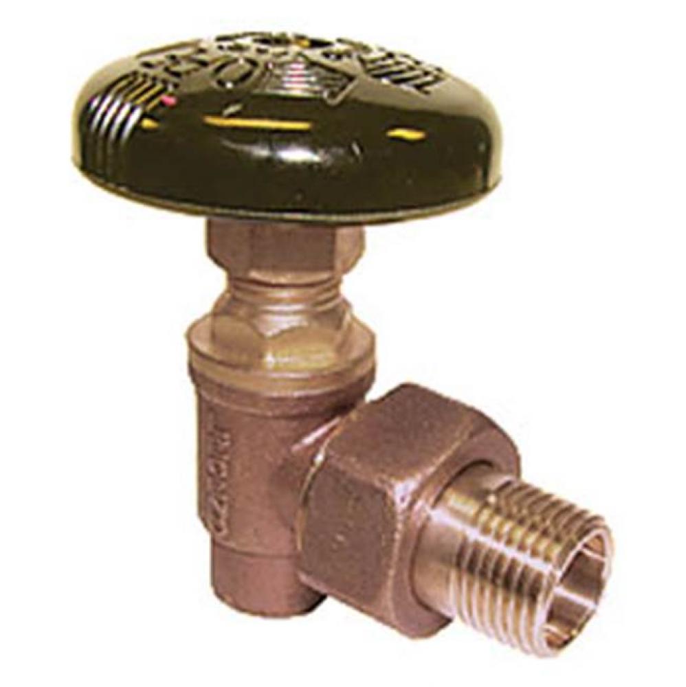 3/4'' S-437 Hot Water Radiator Valve, Bronze