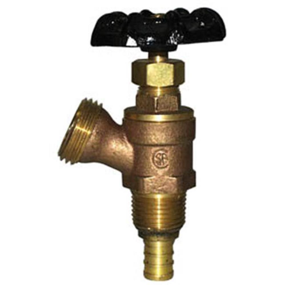 1/2'' S-521P Brass Brass Boiler Drain Valve W/PEX