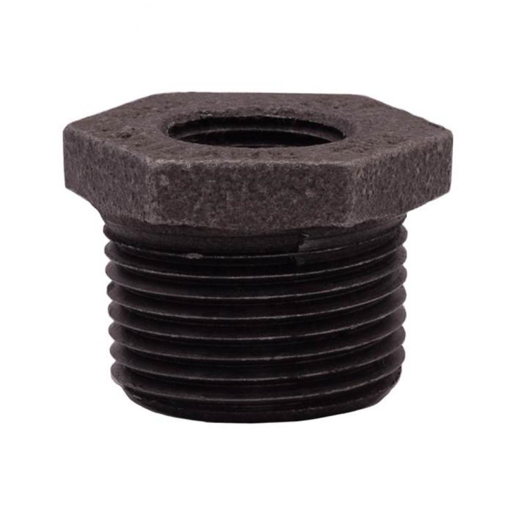 2'' x 1'' SA Black Hex Bushing FNPT/MNPT