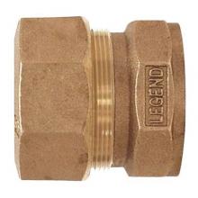 Legend Valve 313-180NL - 1'' x 3/4'' T-4355NL No Lead Bronze Compression (CTS) x FNPT Coupling