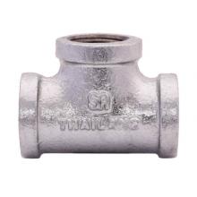 Legend Valve 352-163 - 6'' SA Galvanized Tee FNPT x FNPT x FNPT