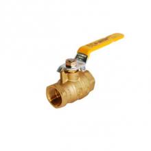 Legend Valve 101-726 - 1-1/4'' T-1002ST Forged Brass Full Port Ball Valve, Stainless Steel Stem & Ball