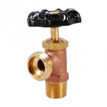 Legend Valve 107-327 - 1/2'' T-206 Brass Boiler Drain Valve w/o Packing Gland