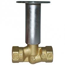 Legend Valve 102-803 - 1/2'' T-3200 Forged Chrome Brass Log Lighter Straight Pattern, Globe Valve with Escutche