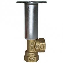 Legend Valve 102-813 - 1/2'' T-3201 Forged Chome Brass Log Lighter Angle Pattern, Globe Valve