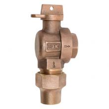 Legend Valve 314-124NL - 3/4'' T-5201NL No Lead Bronze FNPT x Flare Ball Type 1/4 Turn Angle Meter Valve