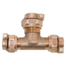 Legend Valve 313-397NL - 1'' x 3/4'' T-4441NL No Lead Bronze Pack Joint (CTS) x Pack Joint (CTS) x Pack