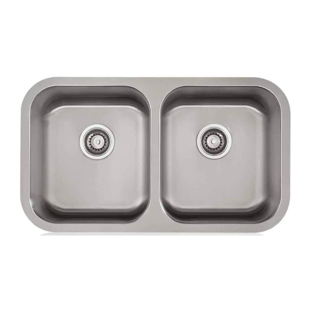 LD16611 / Drop-In Kitchen Sink 32 1/4'' X 18 1/2'' X 9''