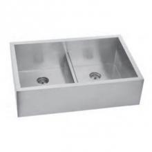 Lenova PC-SAP-200 - Low Divider Double BowlApron Farm House Sink