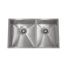 Lenova S-SS-D3118-0Ri-18 - S-SS-D3118-0Ri-18 / Zero Radius Kitchen Sink 31'' X 18'' X 9''