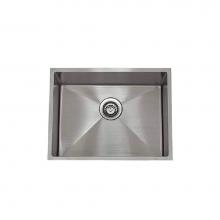 Lenova S-SS-S2318-34Ri-16 - S-SS-S2318-34Ri-16 / 1/4'' Radius Kitchen Sink 23'' X 18'' X 9'