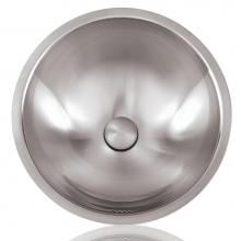 Lenova SS-B1 - Stainless Steel Round 18 Gauge Undermount/Top Mount Bathroom Sink