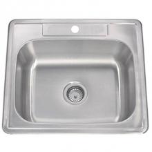 Lenova SS-TM-25818-1H - Double Bowl 25'' X 22'' X 8''