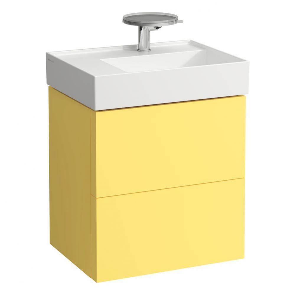 Vanity Only with two drawers for washbasin shelf left 810335 (incl. organiser)