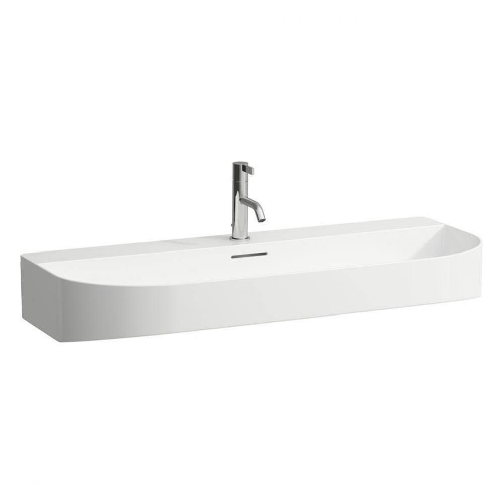 Washbasin Console, wall mounted, undersurface ground