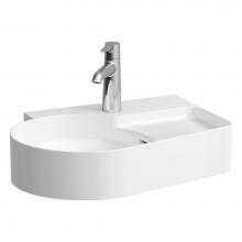 Laufen H816288758112U - Small Countertop and Wall Mouned Washbasin with ground bottom
