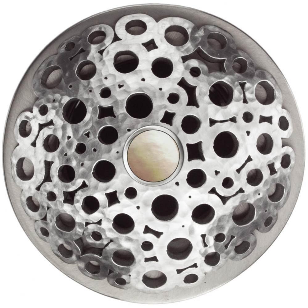 Loop Grid Strainer - White Stone Screw, With Overflow