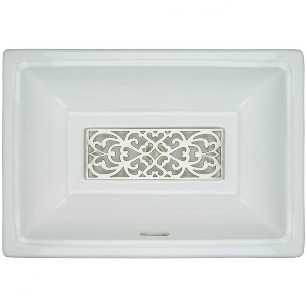 Filigree - Tiffany Grate Polished White Bronze