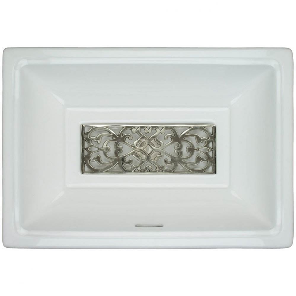 Filigree - Tiffany Grate Satin White Bronze