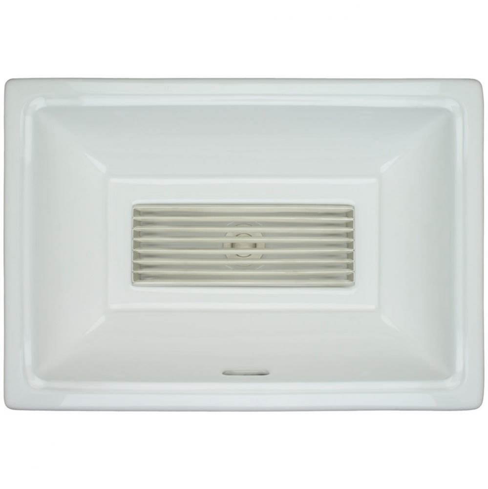 Grill - Tiffany Grate Polished White Bronze