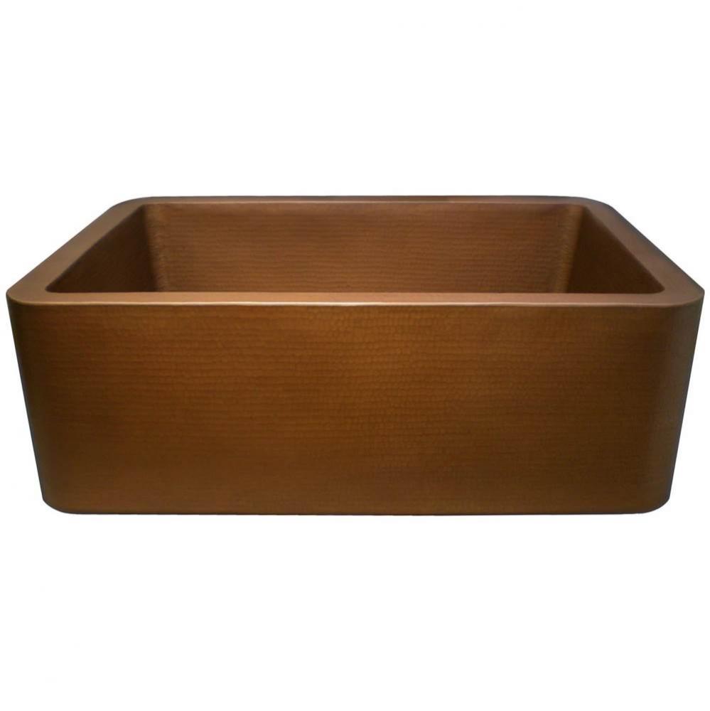 Hammered Farm House Kitchen - Single Bowl 30''