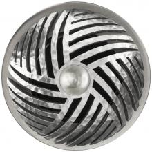 Linkasink D013 SH-SCR01-N - Herringbone Grid Strainer - Sphere Screw, No Overflow