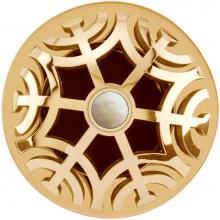 Linkasink D011PSB-SCR02-N - Maze Grid with Mother of Pearl Screw