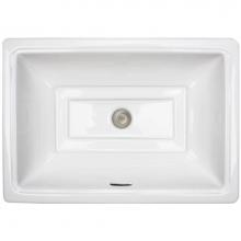 Linkasink P008W - Rectangular White Porcelain