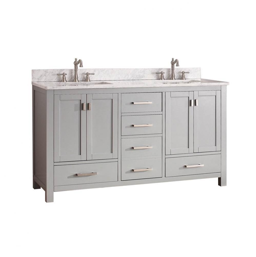 Andressa® Modern 61'' Double Bowl Bathroom Vanity