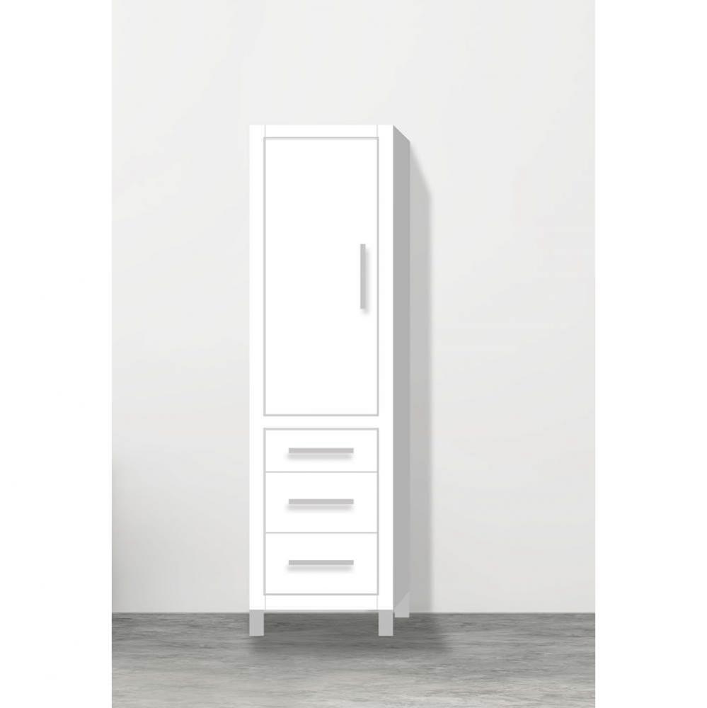 Madeli Estate 20''W x 18''D x 76''H Free Standing Linen Cabinet L Hi