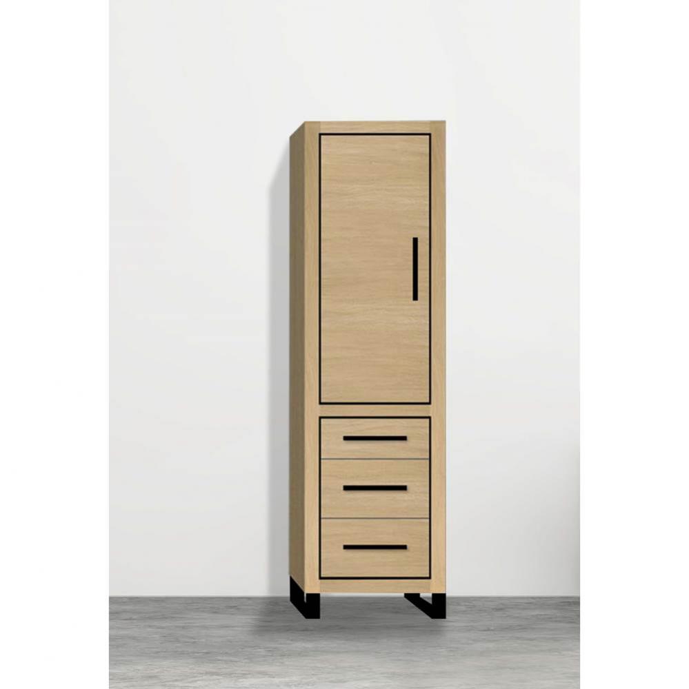 Madeli Estate 20''W x 18''D x 76''H Free Standing Linen Cabinet L Hi