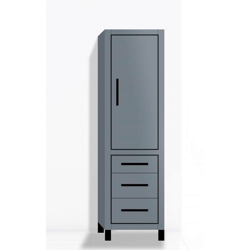 Madeli Estate 20''W x 18''D x 76''H Free Standing Linen Cabinet R Hi