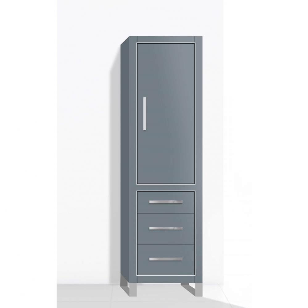 Madeli Estate 20''W x 18''D x 76''H Free Standing Linen Cabinet R Hi