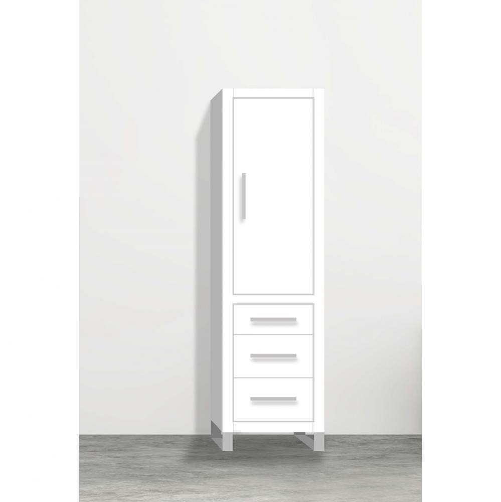 Madeli Estate 20''W x 18''D x 76''H Free Standing Linen Cabinet R Hi