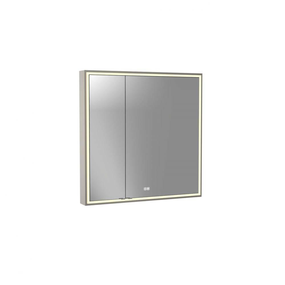 Madeli Pioneer Lighted Mirrored Cabinet, Surface Mount, 36'' x 36'' x 4-3/4&ap