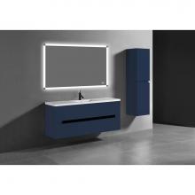 Madeli B300-60C-002-SA-BN - Madeli Urban 60C'' Wall hung Vanity Cabinet in Sapphire Finish/HW: Brushed Nickel(BN)