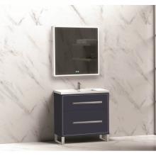 Madeli B460-30-001-LS-SA-BN - Madeli Pinnacle 30'' Free standing Vanity Cabinet in Sapphire/HW: Brushed Nickel(BN)