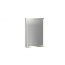 Madeli MC-PI2030-SM-04-L00-PC - Madeli Pioneer Lighted Mirrored Cabinet, Surface Mount, 20'' x 30'' x 4-3/4&ap